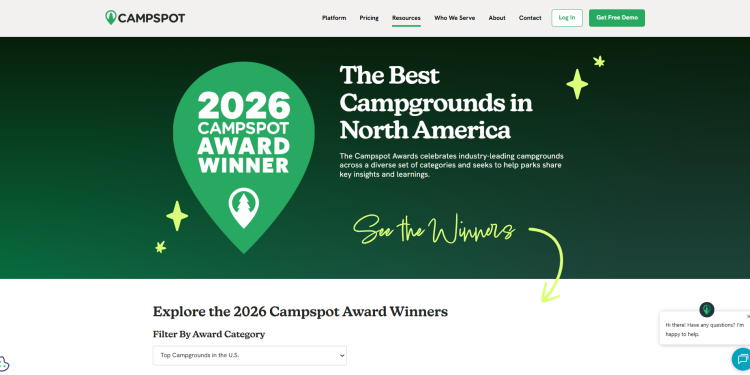 2026 Campspot Award Winners
