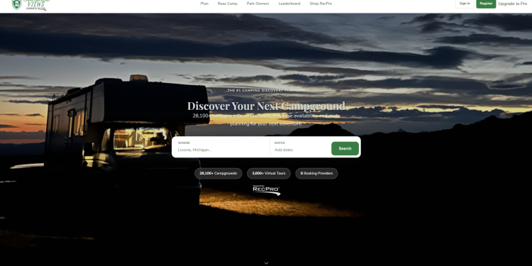 Campground Views Website